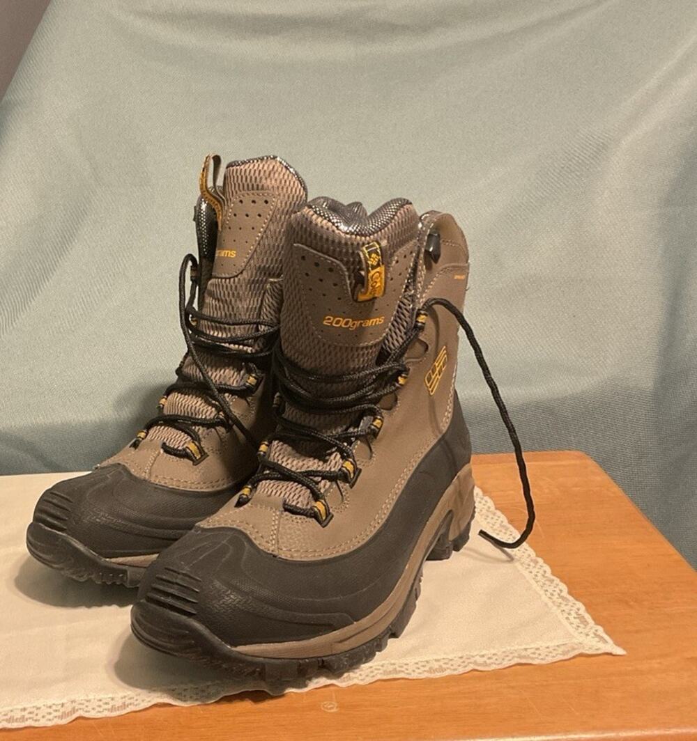 Columbia Bugaboot Plus III Mens 9 Brown Waterproof 200g Omni-Heat YM5383-245